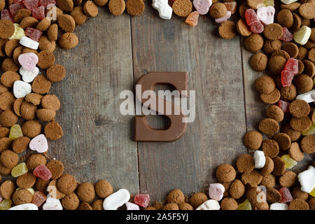 Dutch candy called Pepernoten eaten during Sinterklaas feast Stock Photo