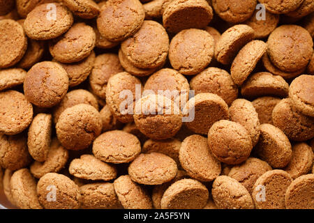 Dutch candy called Pepernoten eaten during Sinterklaas feast Stock Photo