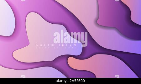 Abstract geometric fluid shape background in eps 10 Stock Vector
