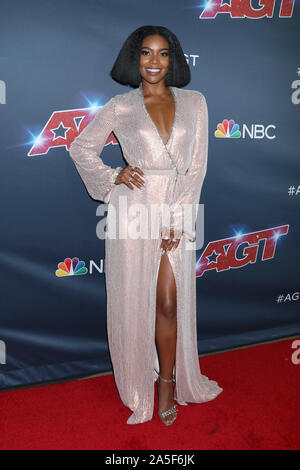 'America's Got Talent' Season 14 Finale Red Carpet at the Dolby Theater on September 18, 2019 in Los Angeles, CA Featuring: Gabrielle Union Where: Los Angeles, California, United States When: 19 Sep 2019 Credit: Nicky Nelson/WENN.com Stock Photo