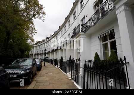 Pelham Crescent, South Kensington, Royal Borough of Kensington and Chelsea, London. Stock Photo