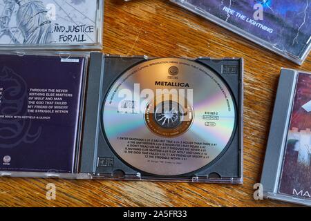 Metallica Master Of Puppets CD Stock Photo - Alamy