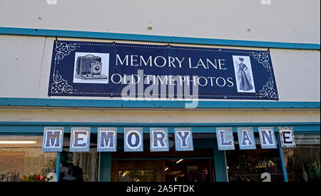 Memory Lane Old Time Photos shop in Niles, California Stock Photo