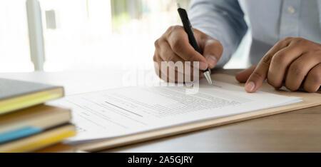 documents  paperwork stack of business paper documents on office on desk accounting paper file Stock Photo