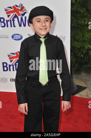 LOS ANGELES, CA. April 24, 2012: Atticus Shaffer at the official launch of BritWeek 2012 in Hancock Park, Los Angeles. © 2012 Paul Smith / Featureflash Stock Photo