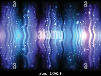 Abstract colorful shiny blurred waves background. Vector design Stock ...