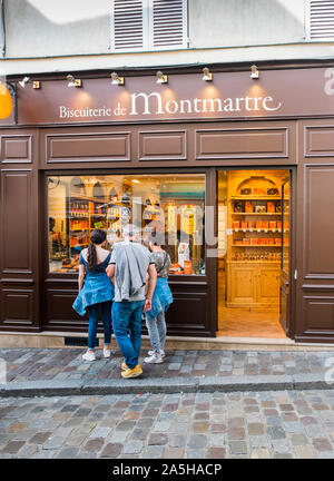 biscuiterie de montmartre, outside view Stock Photo