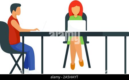 Office coworking icon. Flat illustration of office coworking vector icon for web design Stock Vector