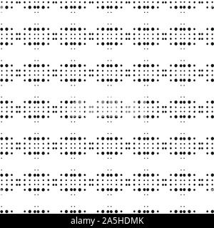 seamless abstract white background with circles of different diameters. White metal texture with black holes randomly located. Porous black and white Stock Photo