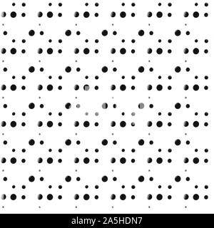 seamless white metal texture with black holes randomly located. Abstract white background with circles of different diameters. Porous black and white Stock Photo