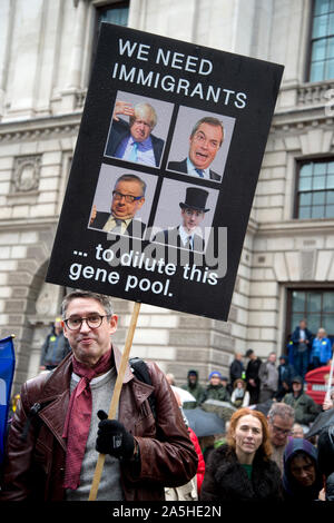 Final Say anti Brexit march October 19th 2019 Stock Photo