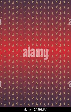 seamless vector pattern with red ombre knit texture Stock Vector