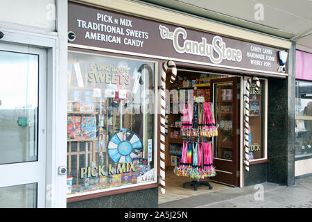 The Candy Store along Hastings seafront, 2019 daytime, Hastings, East Sussex Stock Photo