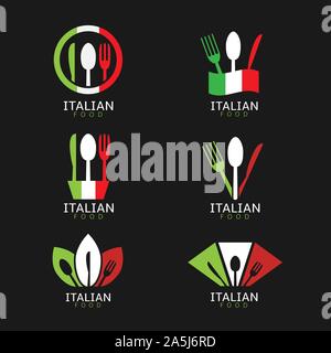 Italian food icon Stock Vector