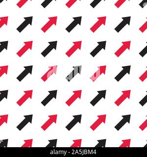 Arrows seamless pattern. Sketch design symbols. Colorful vector illustration. EPS10 Stock Vector