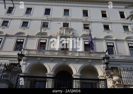 Rome, Italy - October 18, 2019: The seat of the Ministry of Transport Stock Photo
