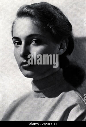 Anna Maria Sandri (born 10 August 1936), credited under the name Maria Sandri, is an Italian actress who portrayed the daughter of a Bedouin sheikh, Mabrouka ben Yussef, in The Black Tent. Stock Photo