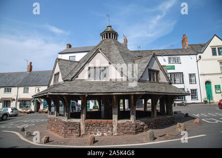 Dunster Yarn Market Stock Photo