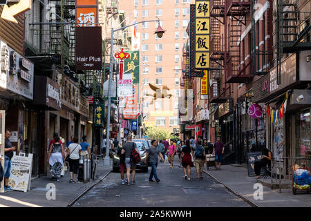 Chinatown district in New York City Stock Photo