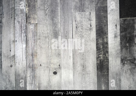 rustic light gray wood paneling background Stock Photo