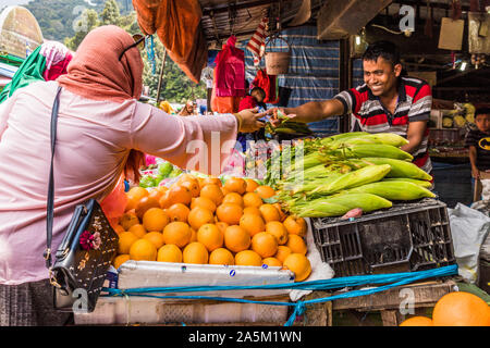 The Kea Farm Market in Cameron Highlands Stock Photo