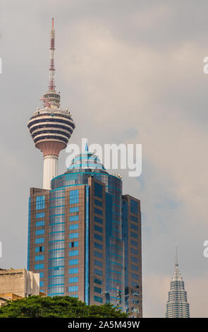 Menara Kuala Lumpur in Kuala Lumpur in Malaysia Stock Photo