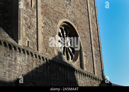 Braunschweig Cathedral bell tower detail Stock Photo