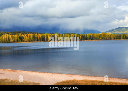 Seeley Lake Montana Stock Photo 66794131 Alamy