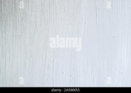 White concrete wall texture background, wall with paint stroke marks Stock Photo