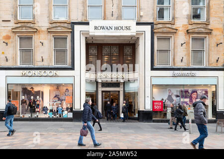 Monsoon and Accessorize stores, Buchanan Street, Glasgow, Scotland, UK Stock Photo