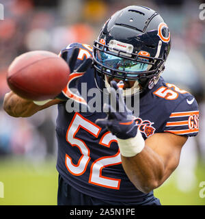 October 03, 2021: Chicago, Illinois, U.S. - Bears #52 Khalil Mack