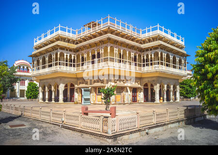 Mubarak Mahal of city palace, Jaipur, India Stock Photo