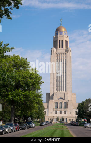 Nebraska State Capital Building, Lincoln, Nebraska Stock Photo