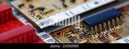 An employee computer repair service Stock Photo