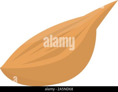 Bad garlic icon, isometric style Stock Vector