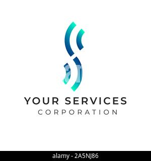 Waves vector logo. Waves icon. Stock Vector