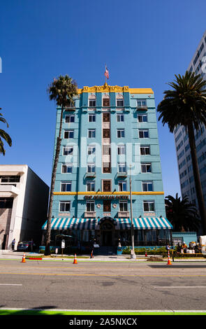 The Georgian luxury hotel on Ocean Avenue, Santa Monica, California, United States of America. USA. October 2019 Stock Photo