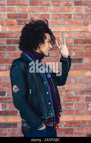 Young man looking away Stock Photo
