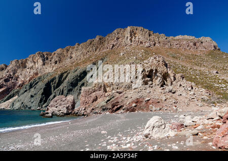 Tholos Bay, Tilos, Dodecanese islands, Southern Aegean, Greece. Stock Photo