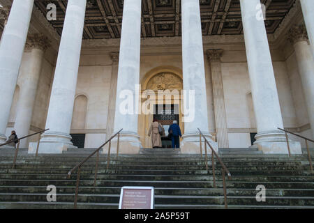 Main Fitzwilliam Museum entrance Trumpington Street Cambridge 2019 Stock Photo