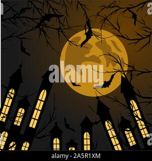 Halloween, great design for any purposes. Cute halloween. October party. Ghost character. Wooden table Stock Vector