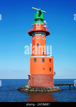 Lighthouse Hohe Weg, Lower Saxony, Germany, Stock Photo