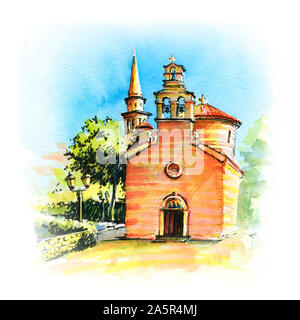 Holy Trinity Church, Budva, Montenegro Stock Photo