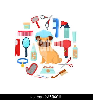 Rubber grooming tool Stock Vector Images - Alamy