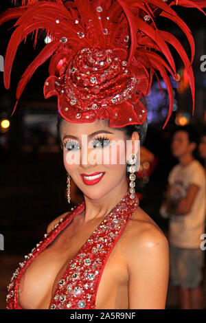 Ladyboy, Alcazar Ladyboy Show, Pattaya, Chonburi, Thailand Stock Photo