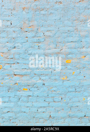 Blue brick wall Texture Stock Photo