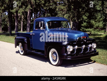 1951 Mercury M-1 on pavement. Stock Photo