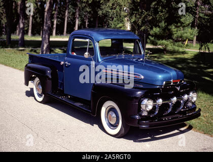 1951 Mercury M-1 on pavement. Stock Photo