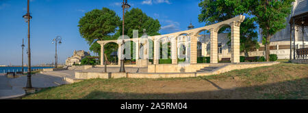 Constanta, Romania – 07.09.2019.  Statue of Mihai Eminescu in Constanta, Romania, on a sunny summer morning Stock Photo