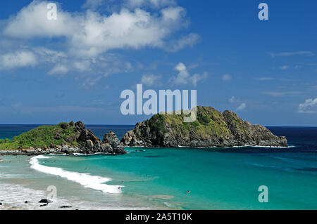 Praia do Meio, Fernando de Noronha, Pernambuco, Brazil Stock Photo